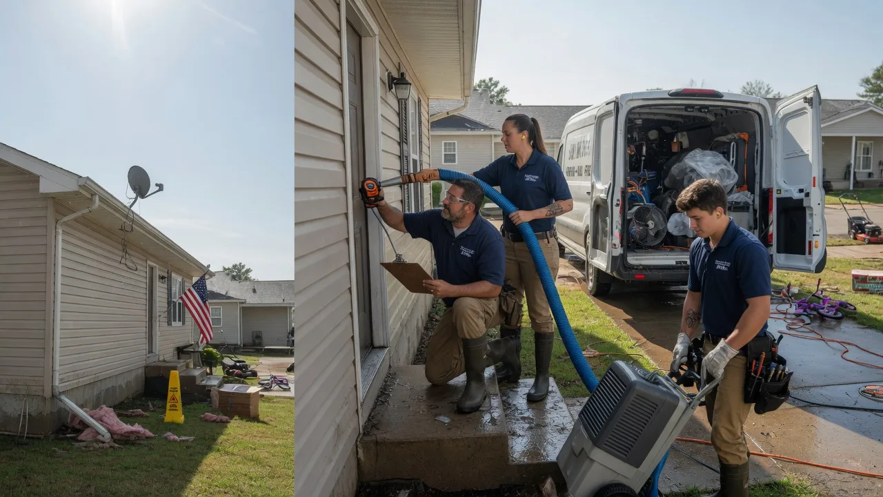 Ceiling Water Damage Restoration in Campbellsburg, IN near me
